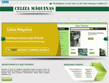 Tablet Screenshot of celizamaquinas.com.br